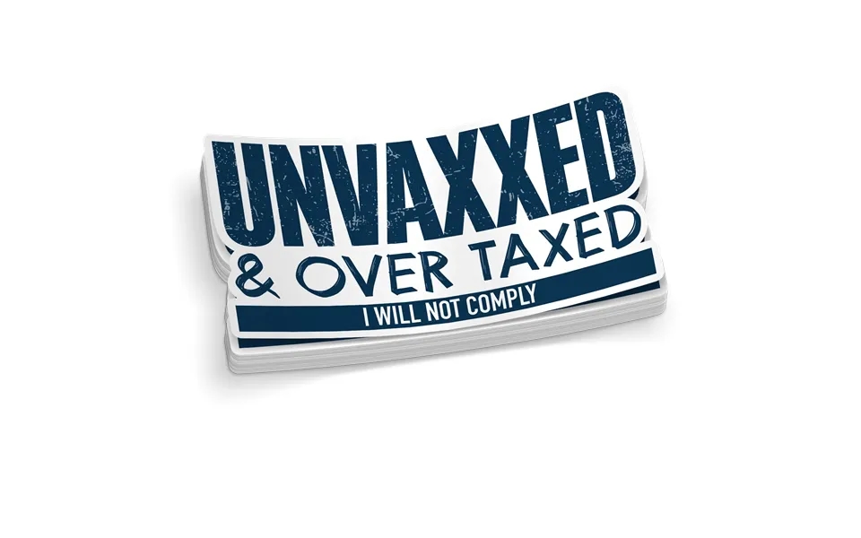 Unvaxxed - Hard Hat Decal