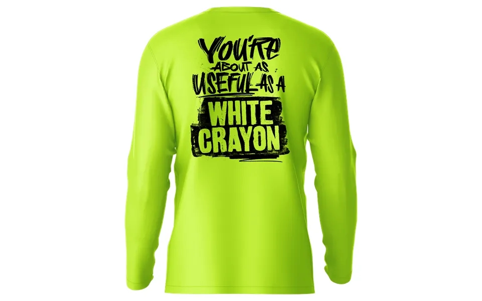 White Crayons - Hi-visibility Upf 50 Long Sleeve Sun Shirt