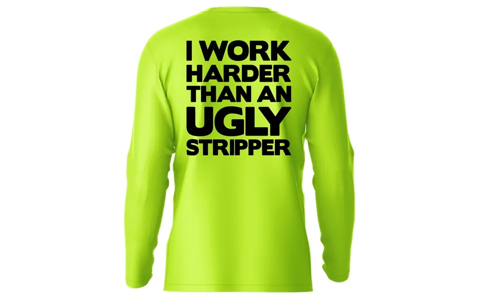 Work Harder - Hi-visibility Upf 50 Long Sleeve Sun Shirt