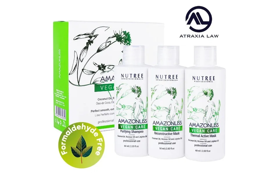 Amazonliss Vegan Keratin Hair Treatment Set 2.03 Fl Oz