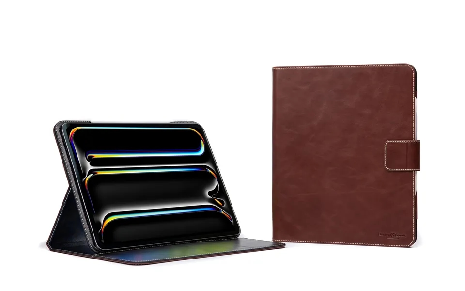 Clearance Magnetic Leather Ipad Case M5 M4 Ipad Pro 13 - Mahogany