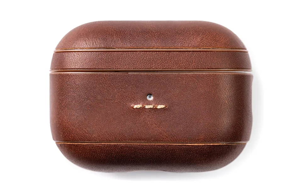 Leather Case For Airpods Pro 2 - Aged Mahogany