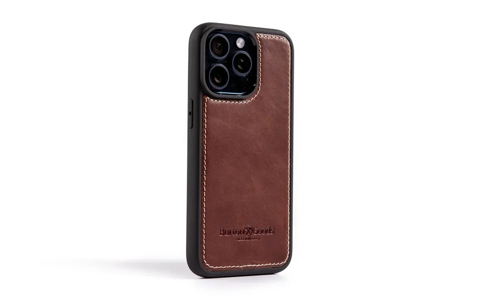 Leather Case For Iphone 15 Pro Max - Mahogany