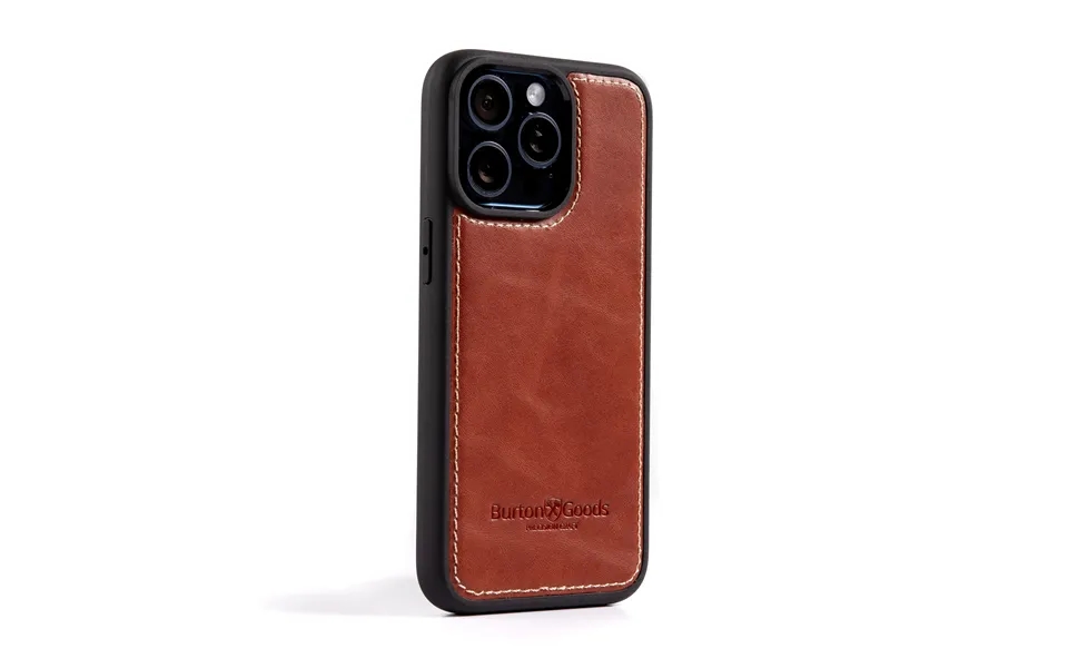 Leather Case For Iphone 16 Pro - Deep Amber