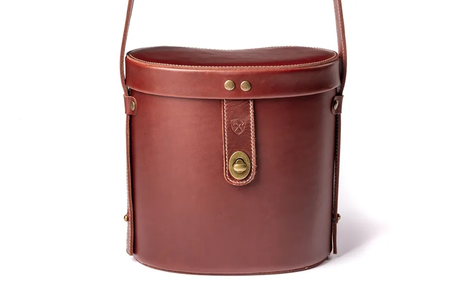 Leather Field Case For Vision Pro - Mahogany