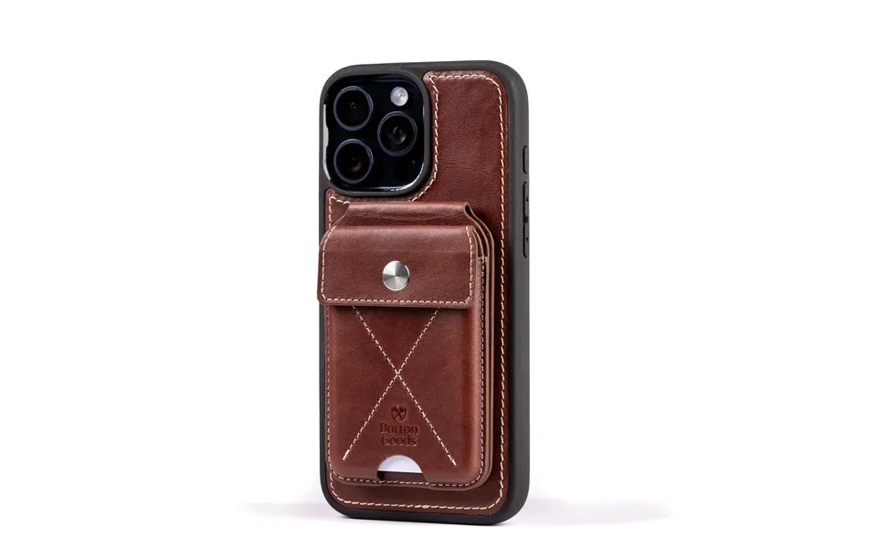 Leather Iphone 15 Pro Case Value Bundle - Mahogany Mahogany