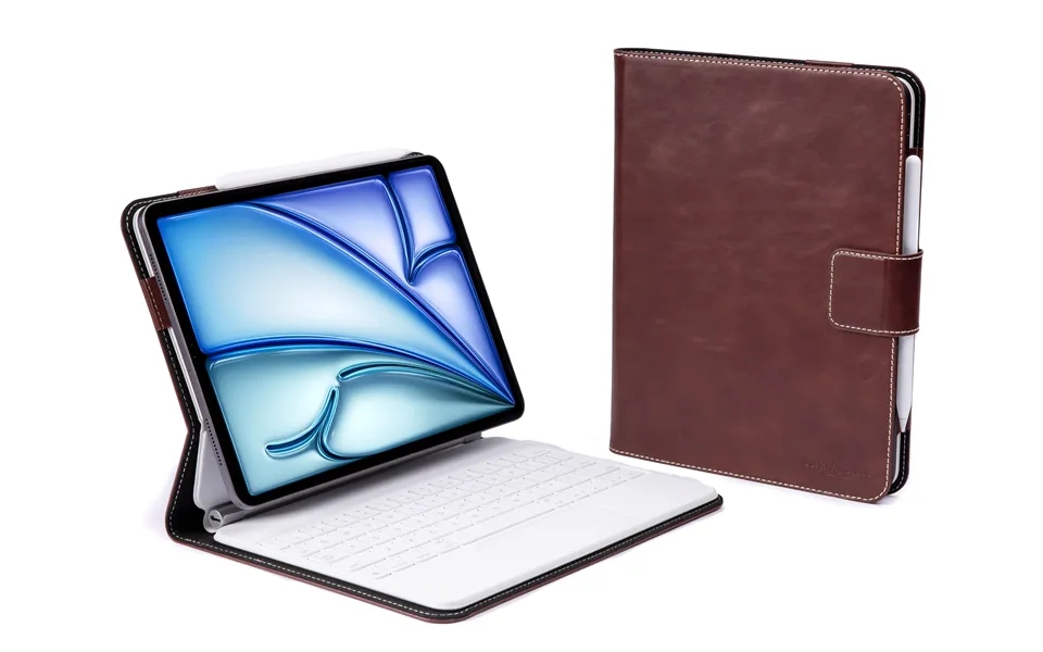 Magic Keyboard Leather Case For M3 M2 Ipad Air 11