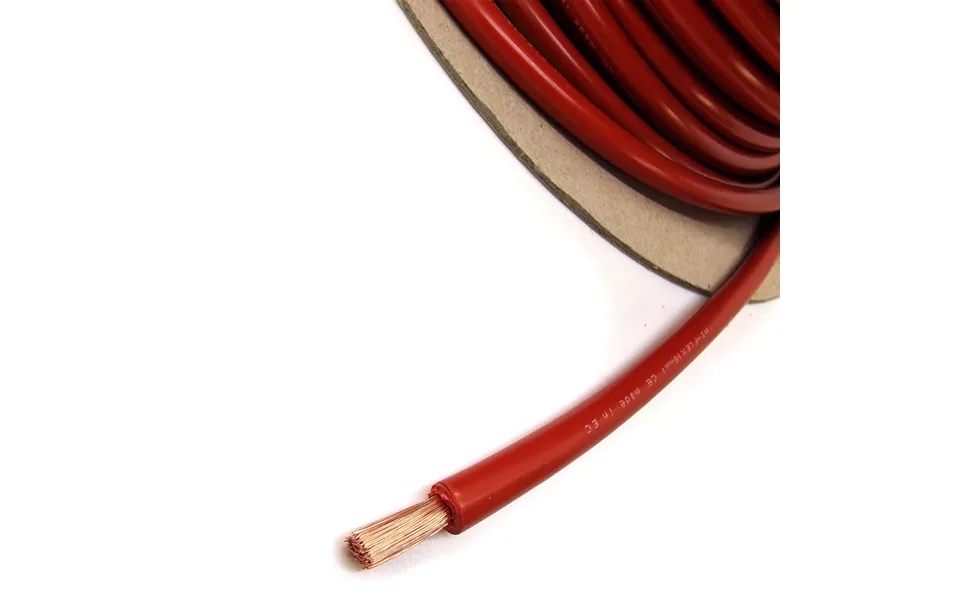 Red 6mm2 Flexible Cable Per Meter 50amp Dc For Victron Solar Chargers Mppt And Panels