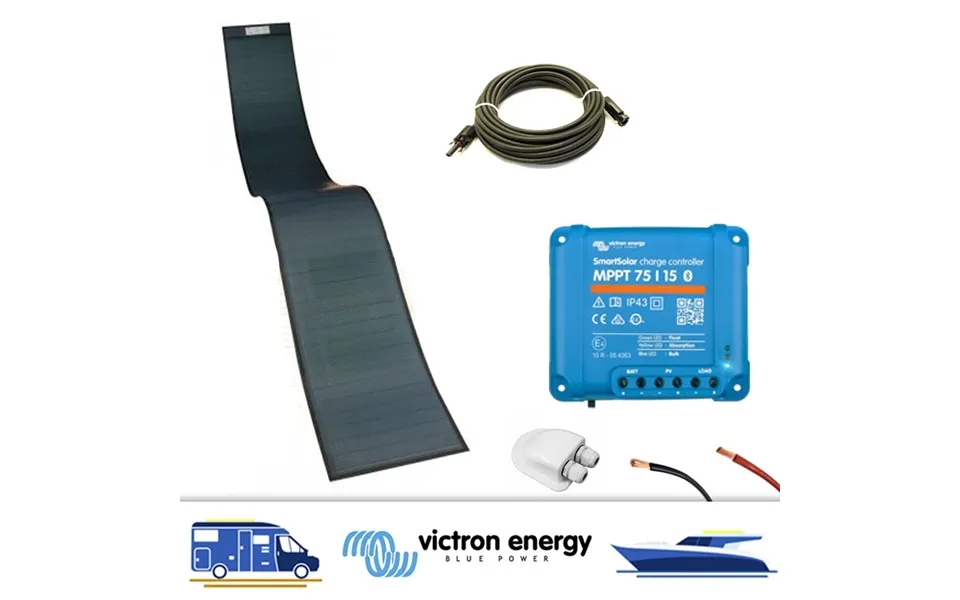 Victron 170w Cigs Solar Panel Custom Peel & Stick Solution Kit