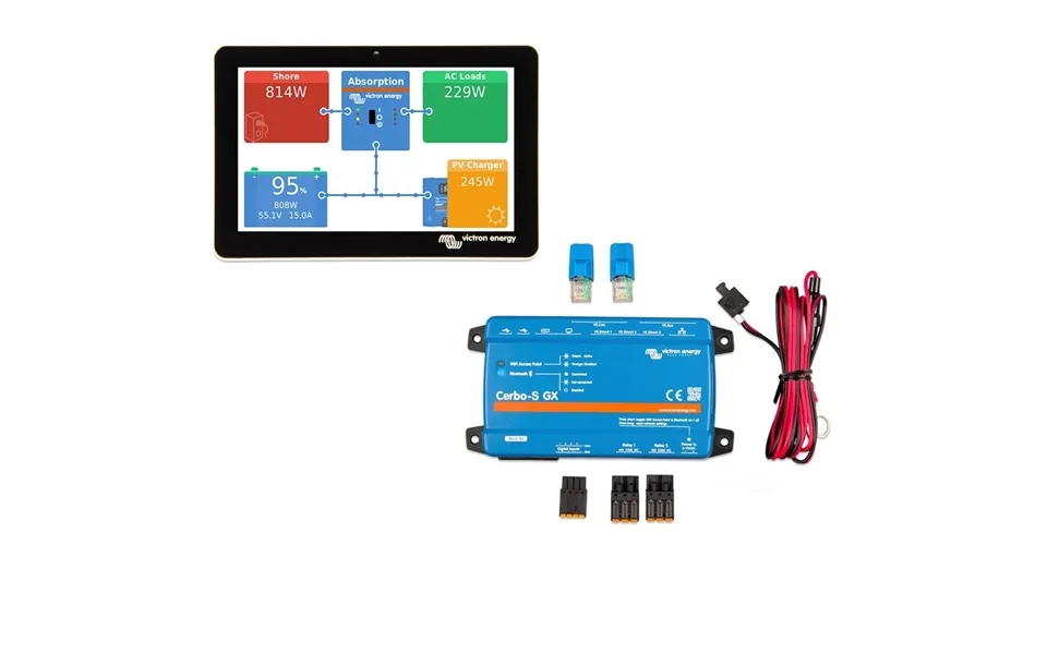 Victron Cerbo S Gx With Touch 50 Monitoring Kit