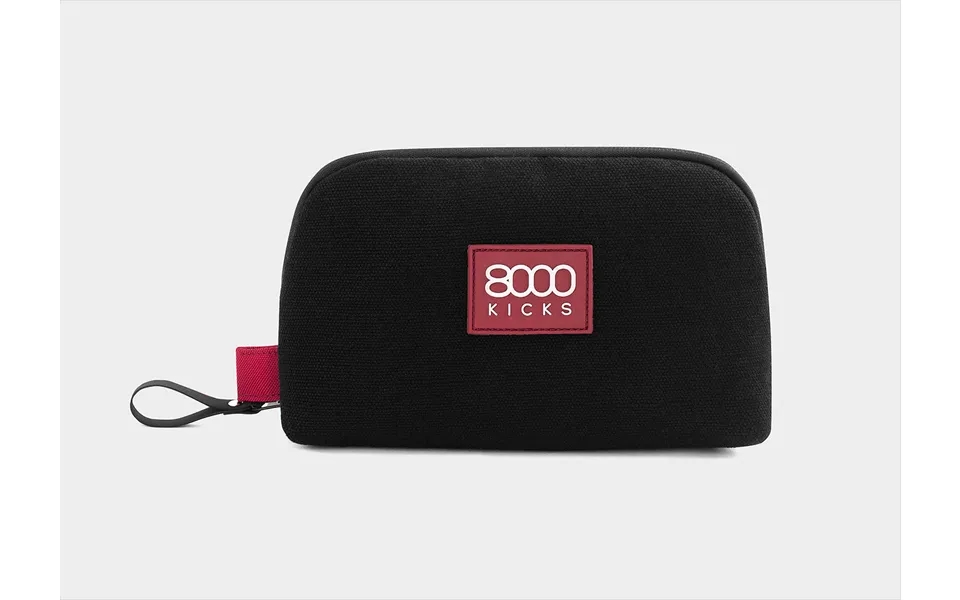 Accessory & Tech Pouch In Black Hemp