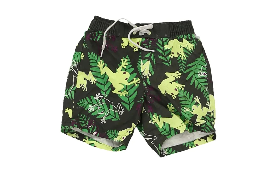 Age 6-12 Months Old Navy Graphic Swim Shorts - Xs Green Polyester Size X-small