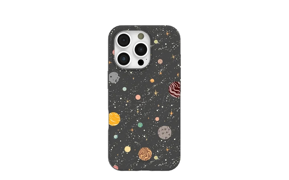Black Galactic Glow Iphone 16 Pro Case