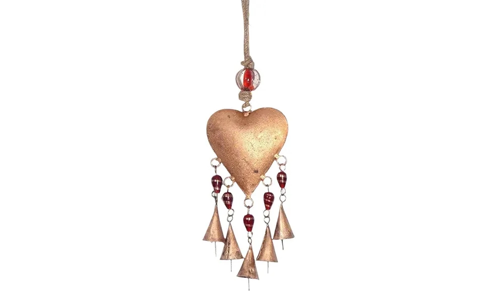 Boho Heart Harmony Chime 13 Metal Wall Hanging