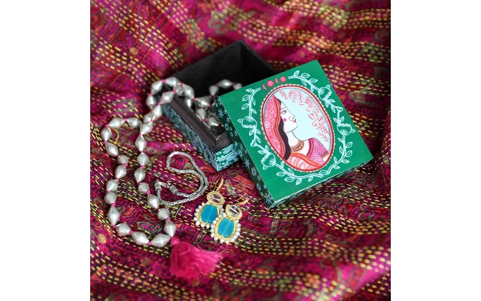 Boite A Bijoux Anjal Dabba Green Color Green Size U