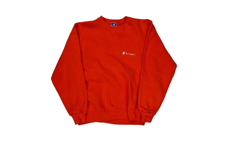Champion Sweatshirt - Large Red Cotton