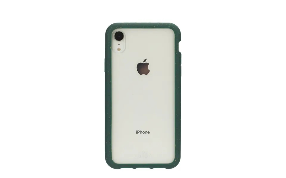 Clear Iphone Xr Case With Green Ridge
