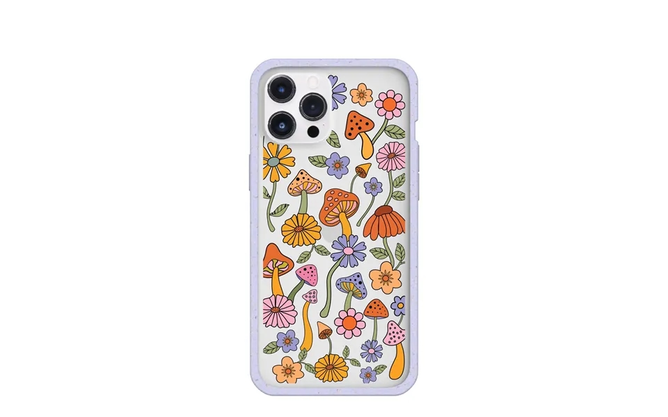 Clear Shrooms And Blooms Iphone 12 Pro Max Case With Lavender Ridge