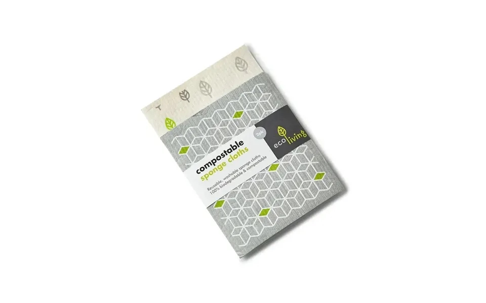 Compostable Sponge Cleaning Cloths Size 4 Pack