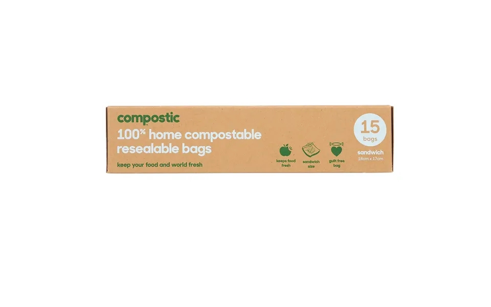 Compostic Sandwich Bags - 15 Bags