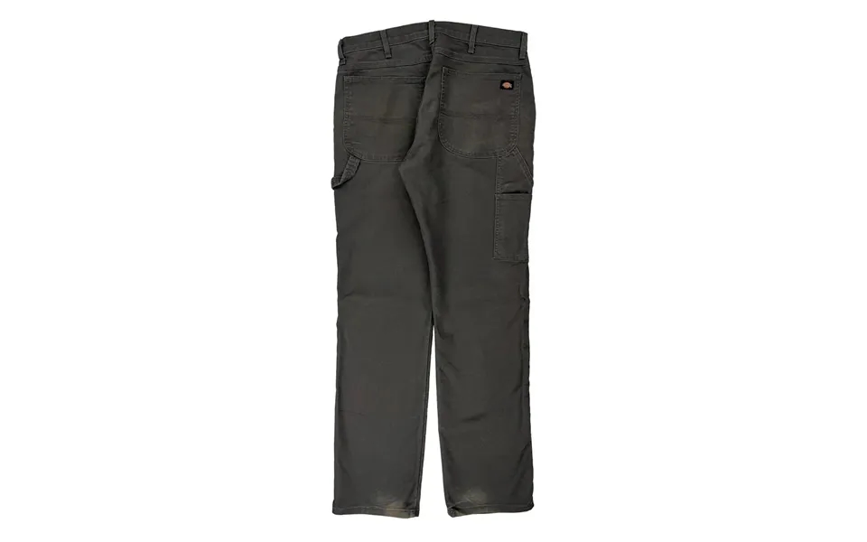 Dickies Double Knee Carpenter Trousers - 34w 31l Grey Cotton Blend