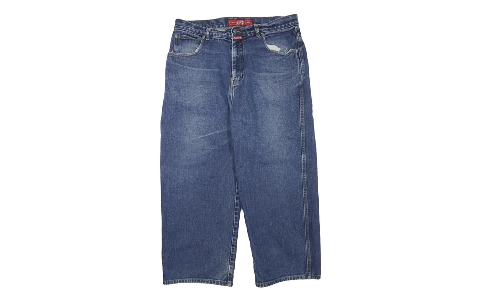 Dickies Mens Blue Regular Jeans Denim W36 L23 Workwear Zip Closure