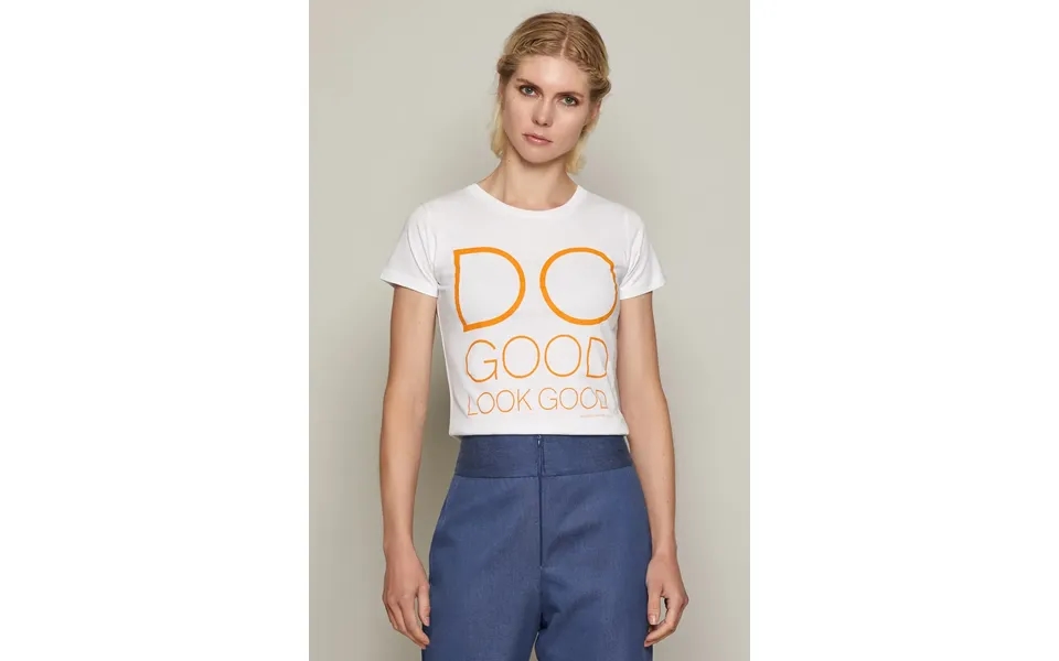 Do Good Look Good T-shirt White Size Xl