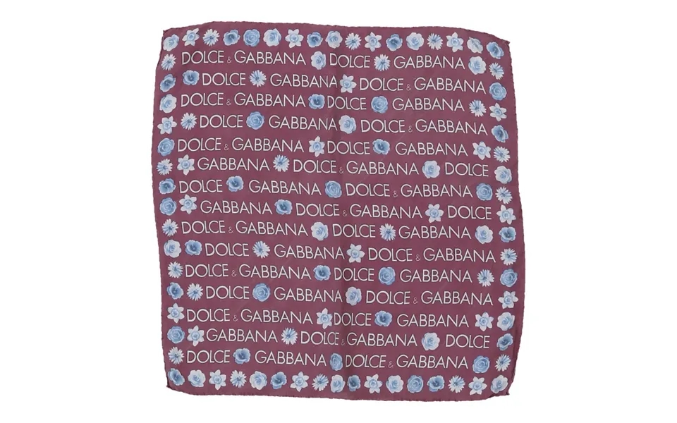 Dolce & Gabbana Handkerchief - No Size Red Silk Size No Size