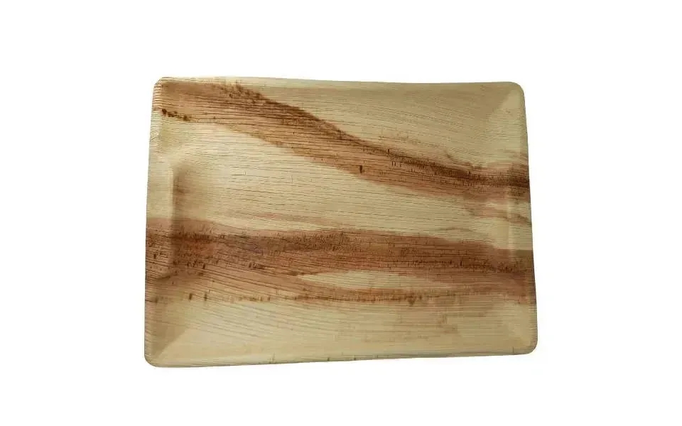 Dtocs Disposable Charcuterie Board - 14x10 Inch Rectangle Tray 10-25 Pcs Usda Certified Bio-based Palm Leaf Compostable