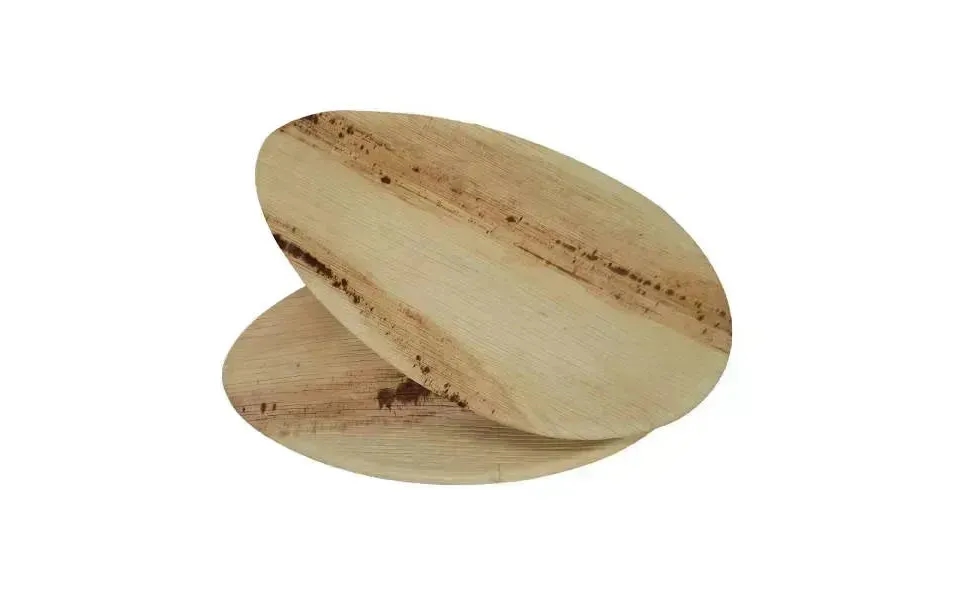 Dtocs Palm Leaf Plate 12x7 Inch Oval Platter Usda Certified Bio-based Bamboo Plate Look Disposable Party Plates Size 50