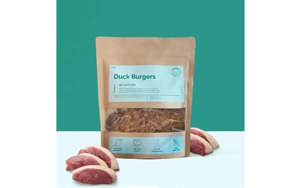Duck Burgers Välj Storlek 100g