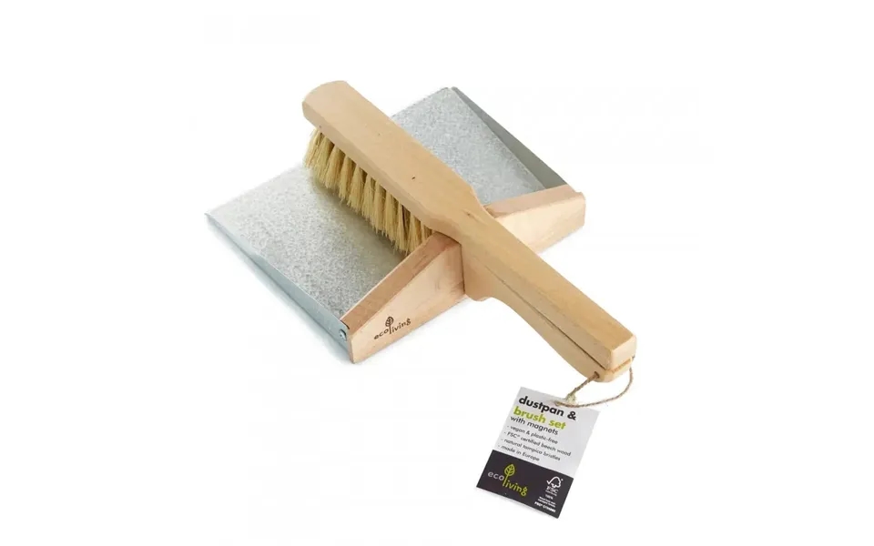 Dustpan And Brush Set - With Magnets 100% Fsc Size One Size