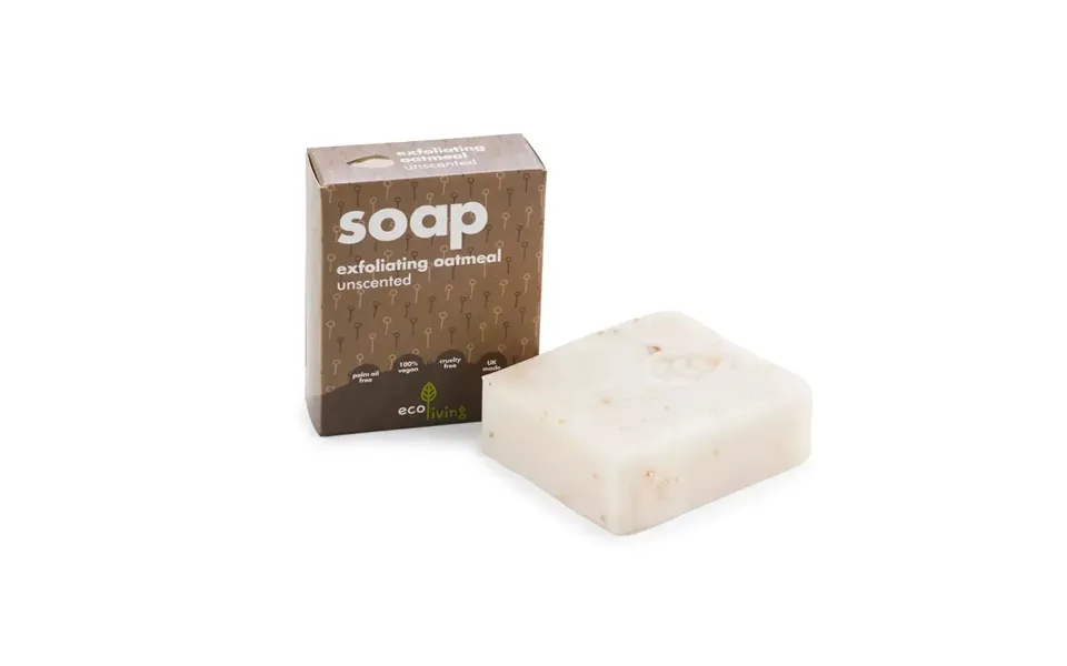Ecoliving Handmade Soap Size 100g Scent Exfoilating Oatmeal