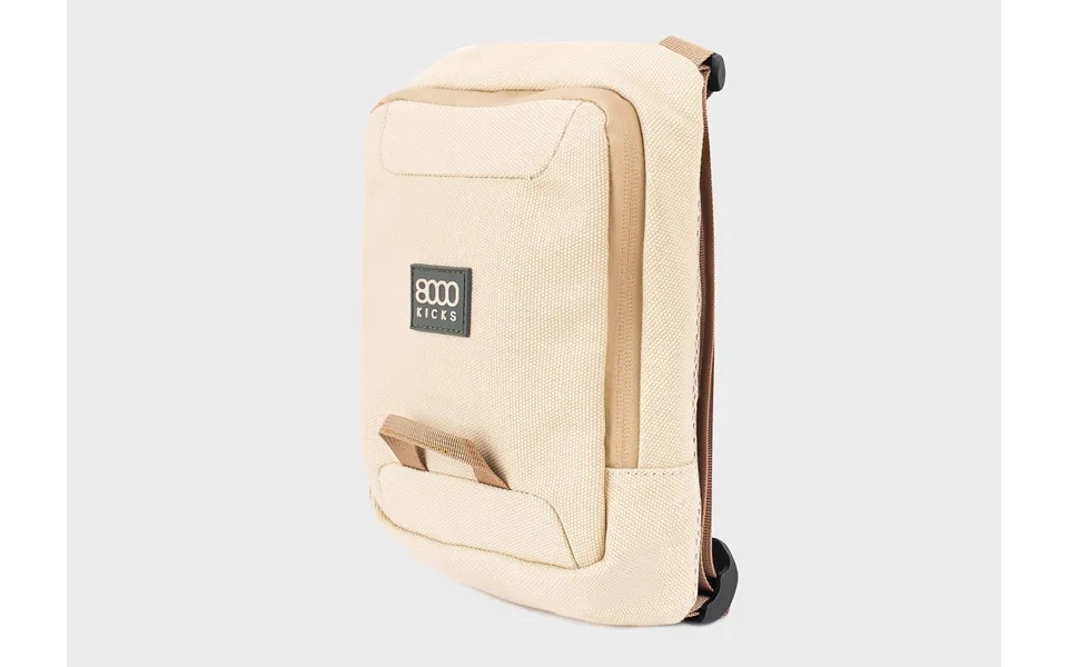 Front Shoulder Hemp Bag Color Beige & Green