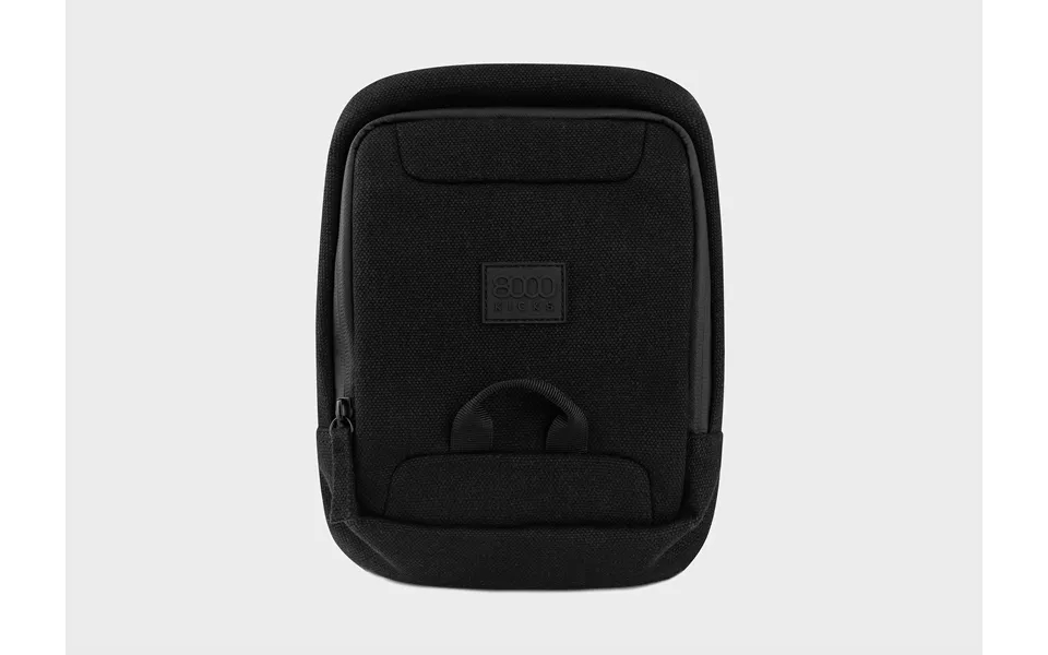 Front Shoulder Hemp Bag Color Full Black