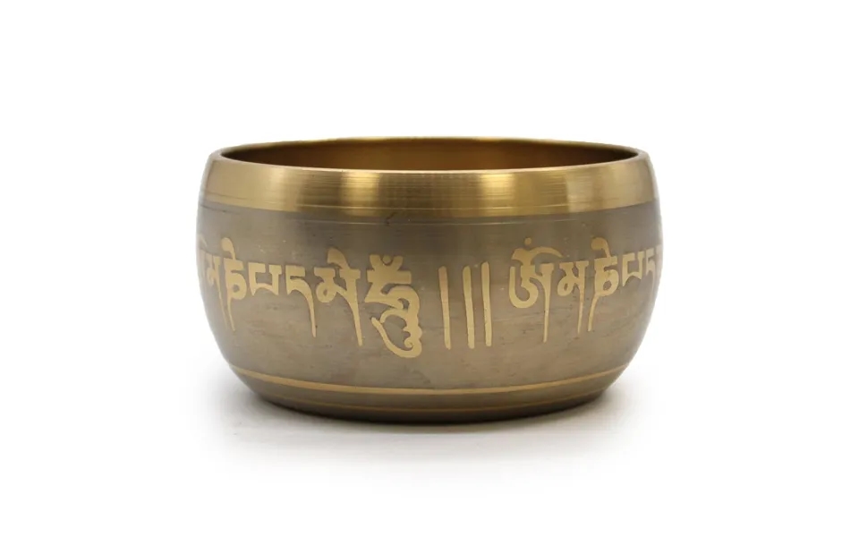 Gold Brass Five Buddha Singing Bowl