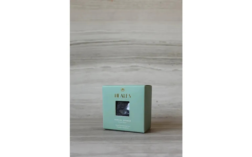 Heales Apothecary Konjac Sponge Type Bamboo Charcoal