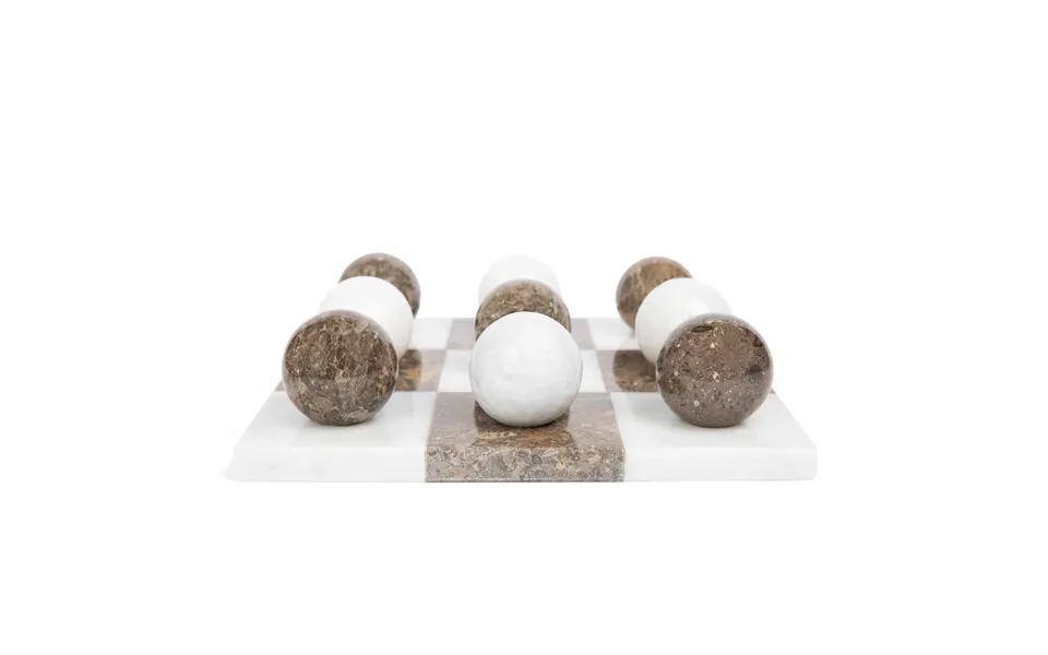 Italian Marble Tic Tac Toe Set