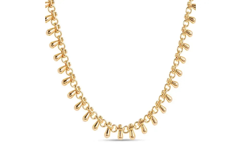 Katia Gold Chain Necklace With Teardrop Tassels