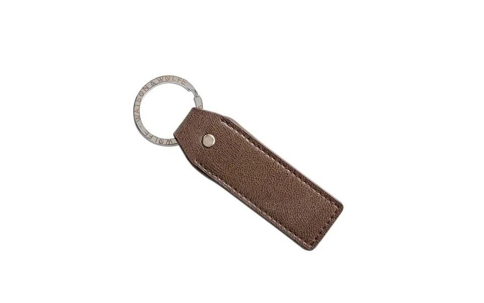 Keyring In Brown Mock Chameleon
