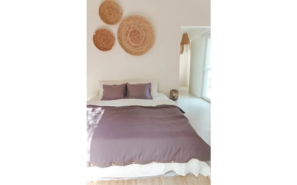 Linen Bedding Set In Dusty Lavender Size Us Queen Queen