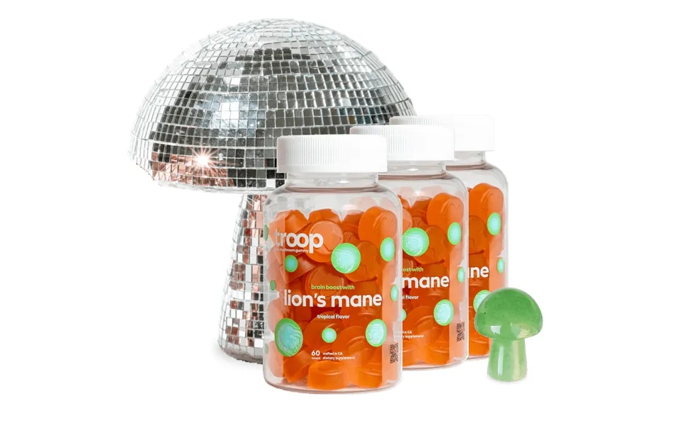 Lion's Mane 3 Bottle Bundle Size 90 Day Supply