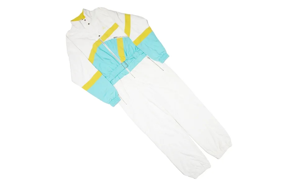 Loffler Womens Ski Suit White Colourblock Relaxed M W28 L29