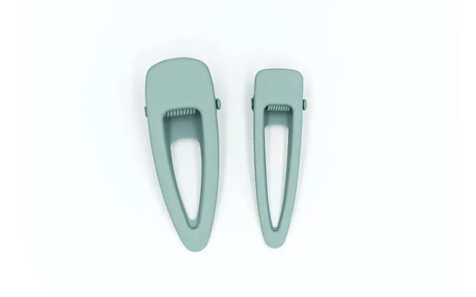 Matte Clip Set Of 2 - Light Blue