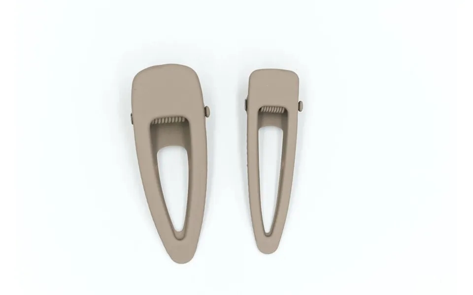 Matte Clip Set Of 2 - Stone