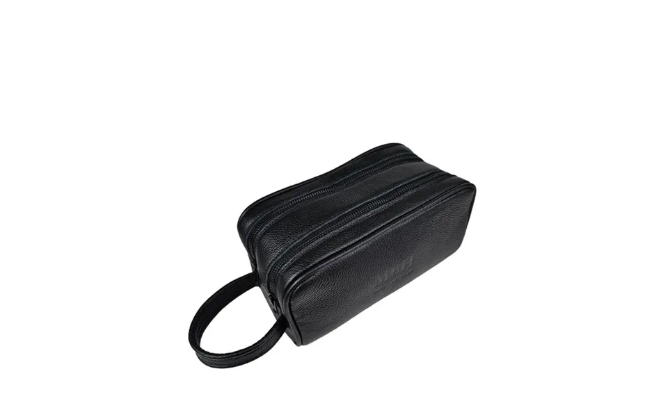 Mbh Double Zip Toiletry Bag - Black