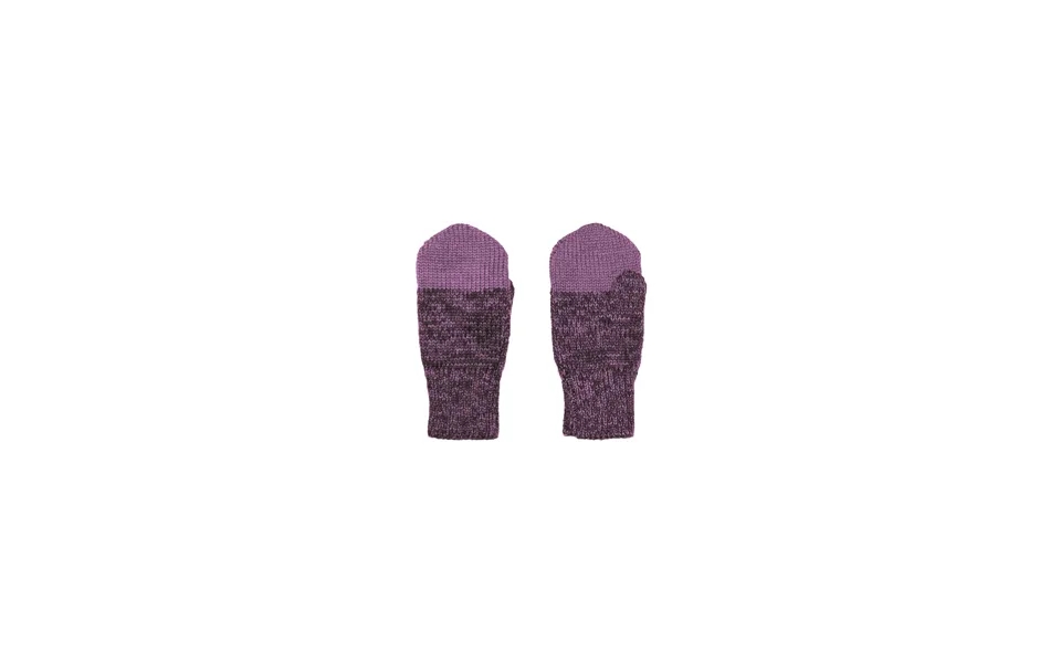Merino Wool Baby Mittens - Purple Size 1-2 Years