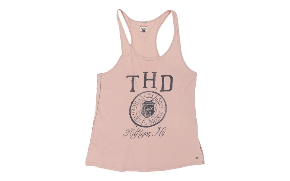 New York Hilfiger Denim Vest - Small Pink Cotton