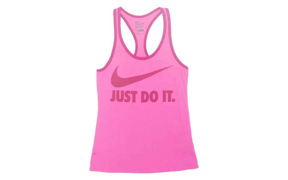 Nike Dri Fit Womens Vest Pink Sleeveless Xs