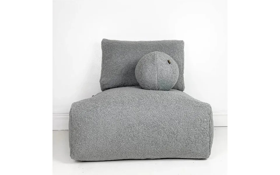 Ooh Pouf Floor Cushion Set - Boucle Edition Rozmiar L Kolor Blue Sky